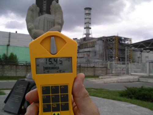 Radiación en Chernóbil en Junio de 2010